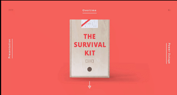 スクロールアニメーション Agency Survival Kit